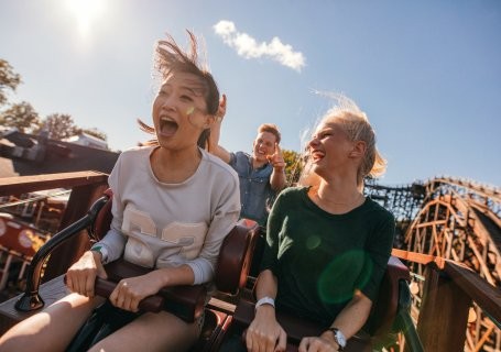 Friends on a rollercoaster